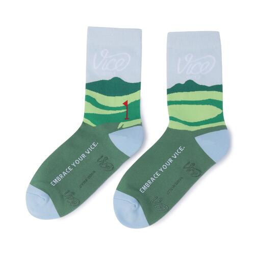 HOLE IN ONE CREW SOCKS_GN