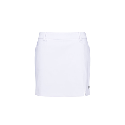 W ESSENTIAL H-LINE SKIRT_WH